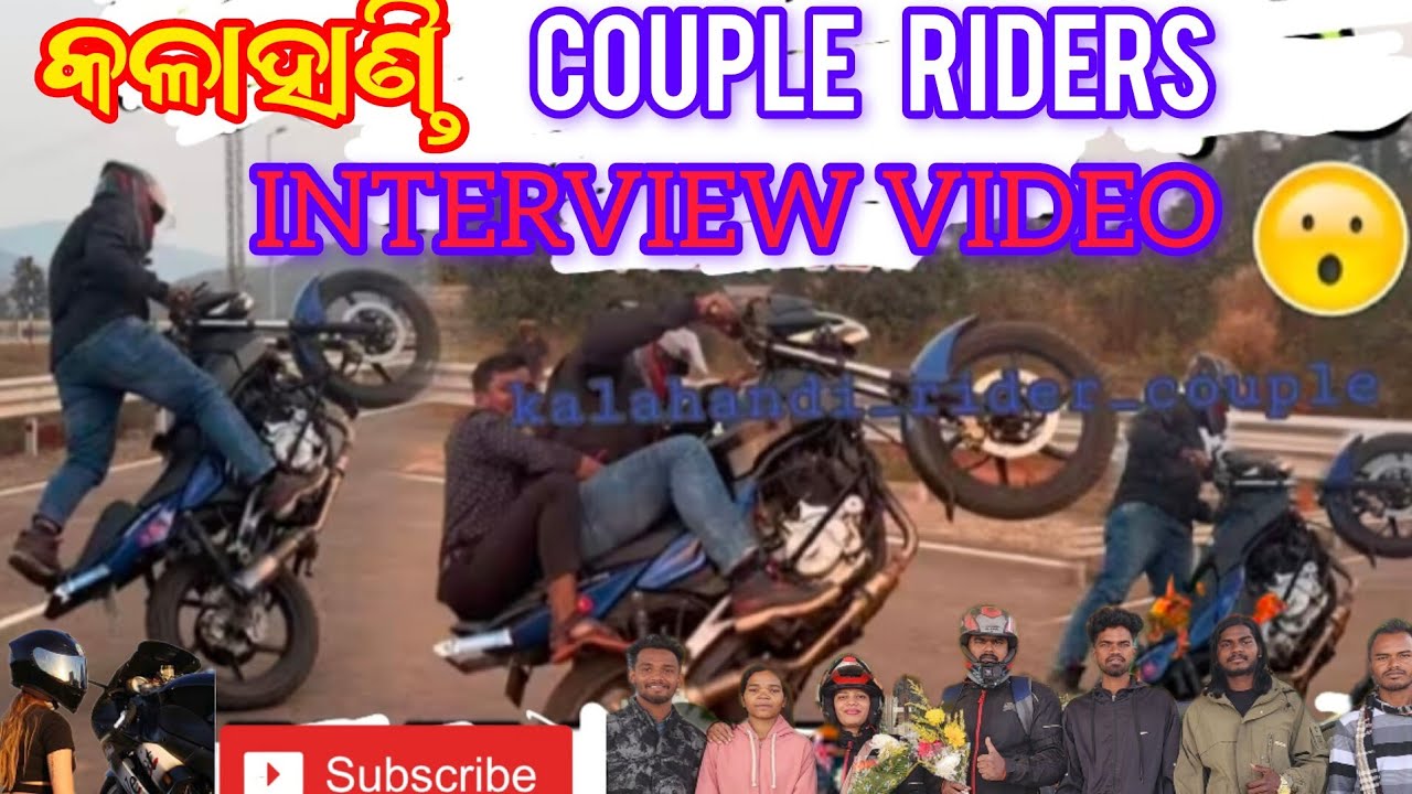 Kolahandi couple riders stunts || Interview video. Koraput odisha ?