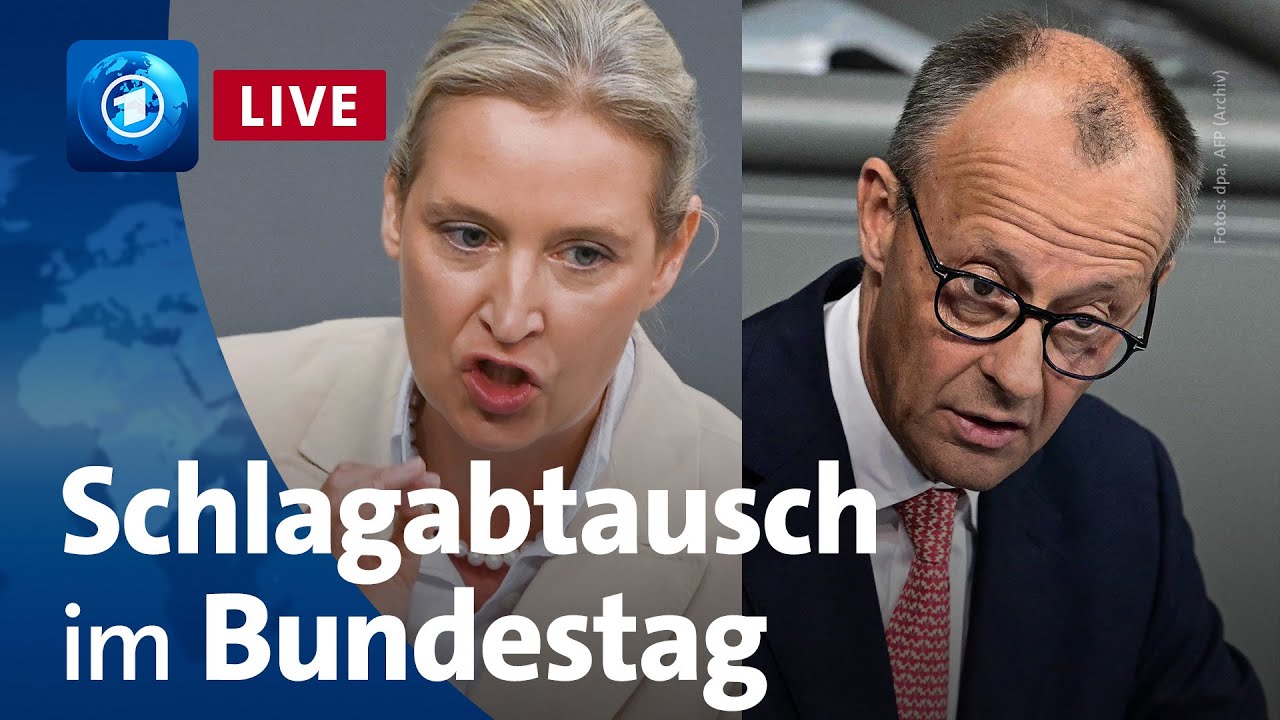 Bundestag: Weidel und Merz liefern sich Schlagabtausch in der Generaldebatte (LIVE)