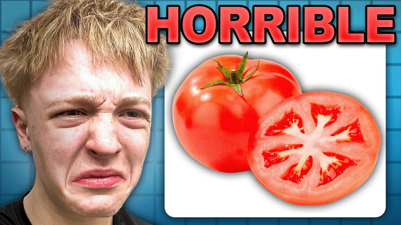 I Tried Every DISGUSTING Vegetable