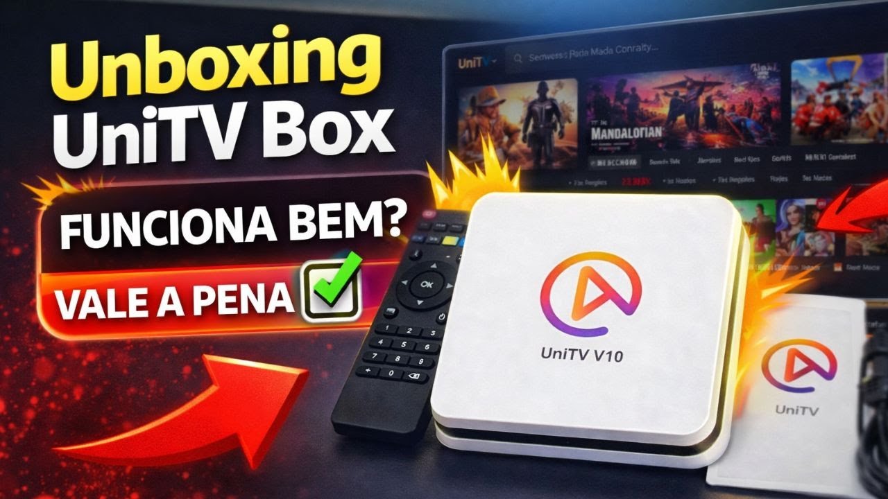 🔥 Unboxing UniTV Box: Funciona Bem? Vale a Pena Comprar?