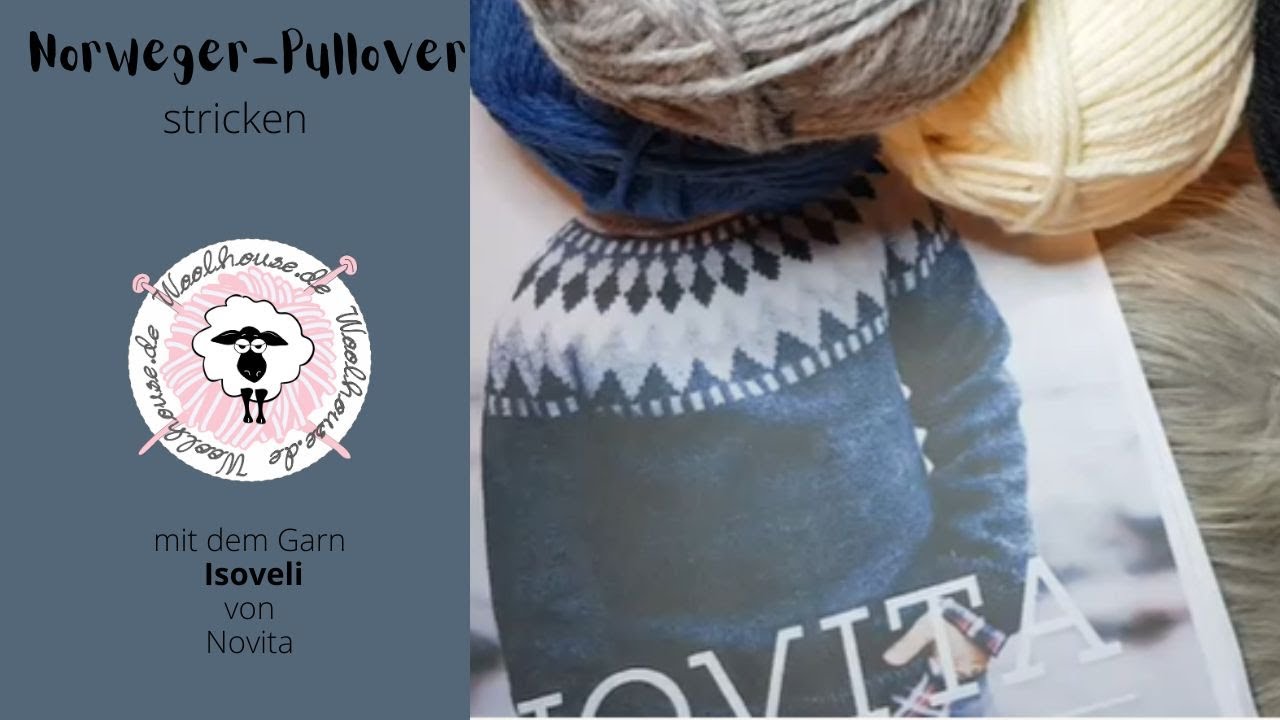 Norweger Pullover stricken / Rundpasse / Teil 1