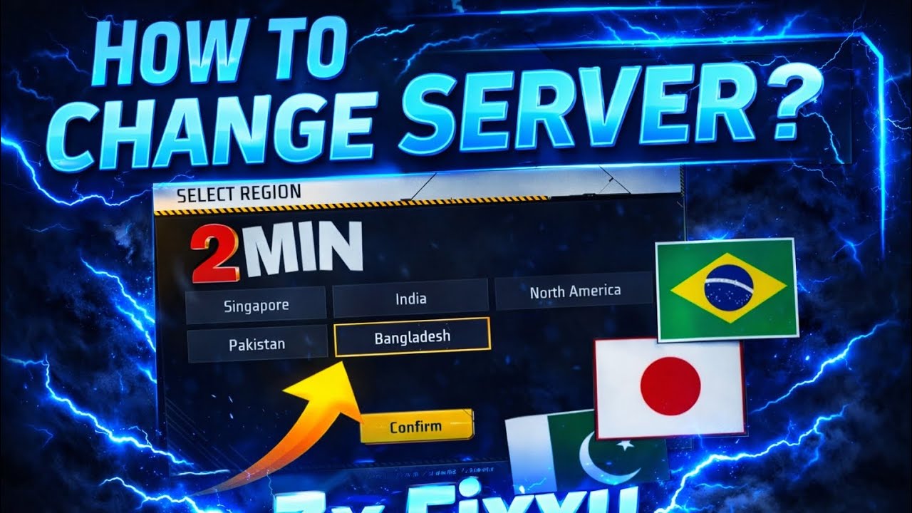 How to change server  