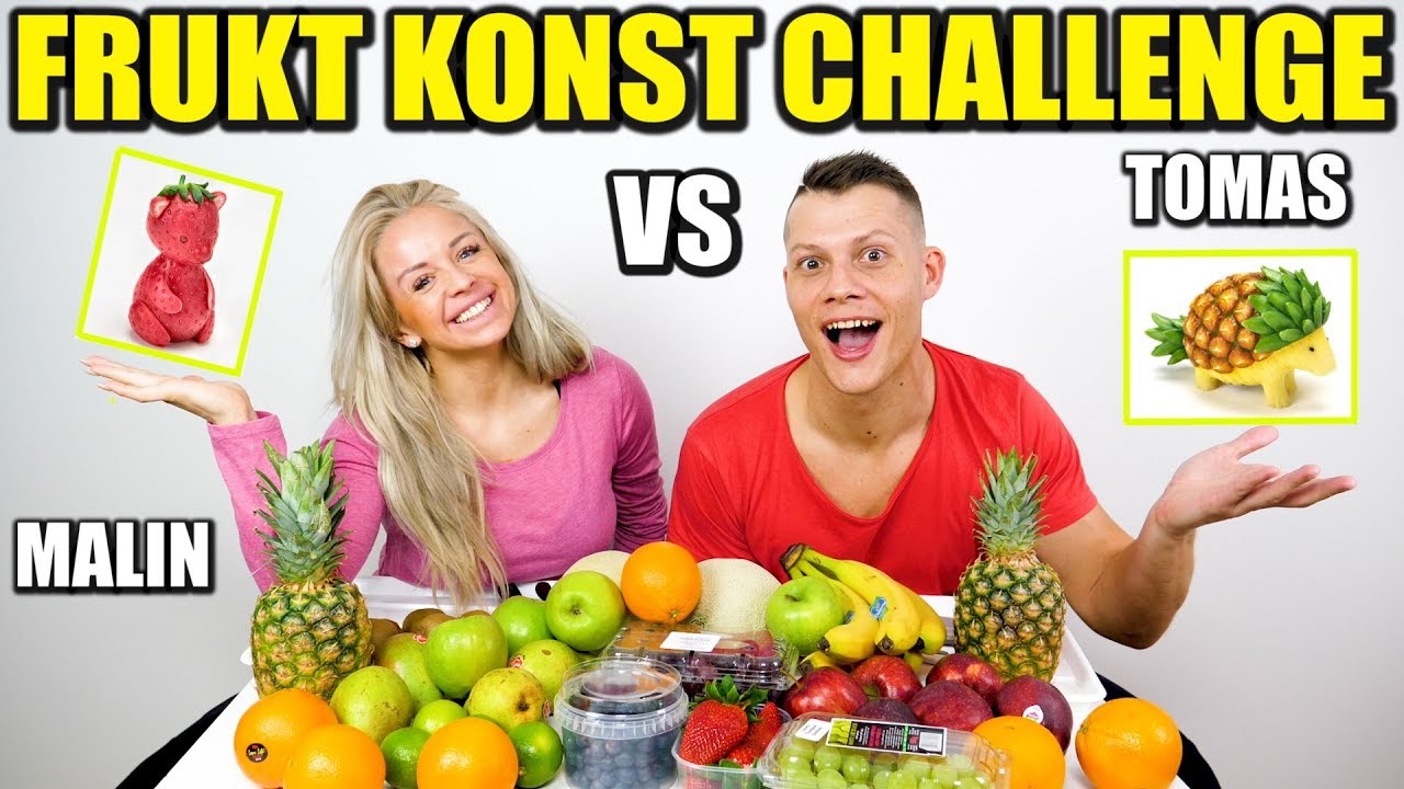FRUKT- KONST CHALLENGE *TOMAS VS MALIN*