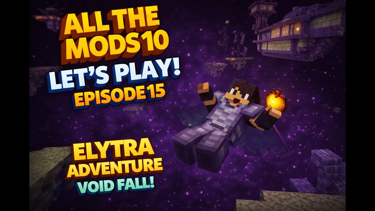 ATM10 Let's Play - Episode 15 | Dragon Defeat and Void Swim
