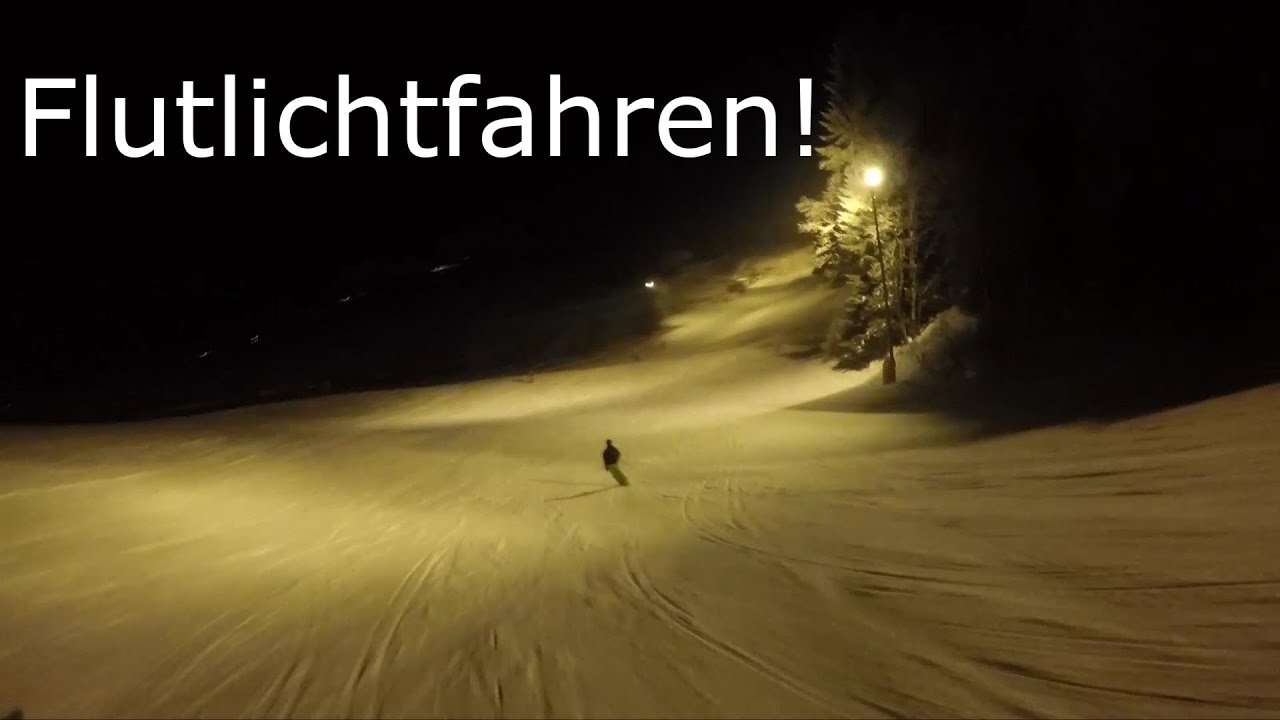 Flutlichtskifahren Hinterzarten Ski || R&uuml;ckenprellung bei 4m Sprung!
