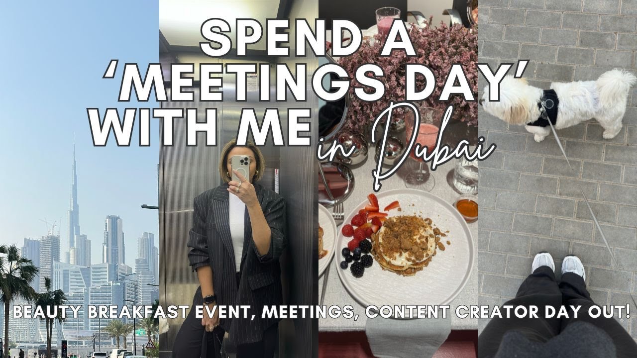 A Typical Day With a DUBAI Content Creator + Business Owner! Vlog Style Day In My Life! | Nina Ubhi