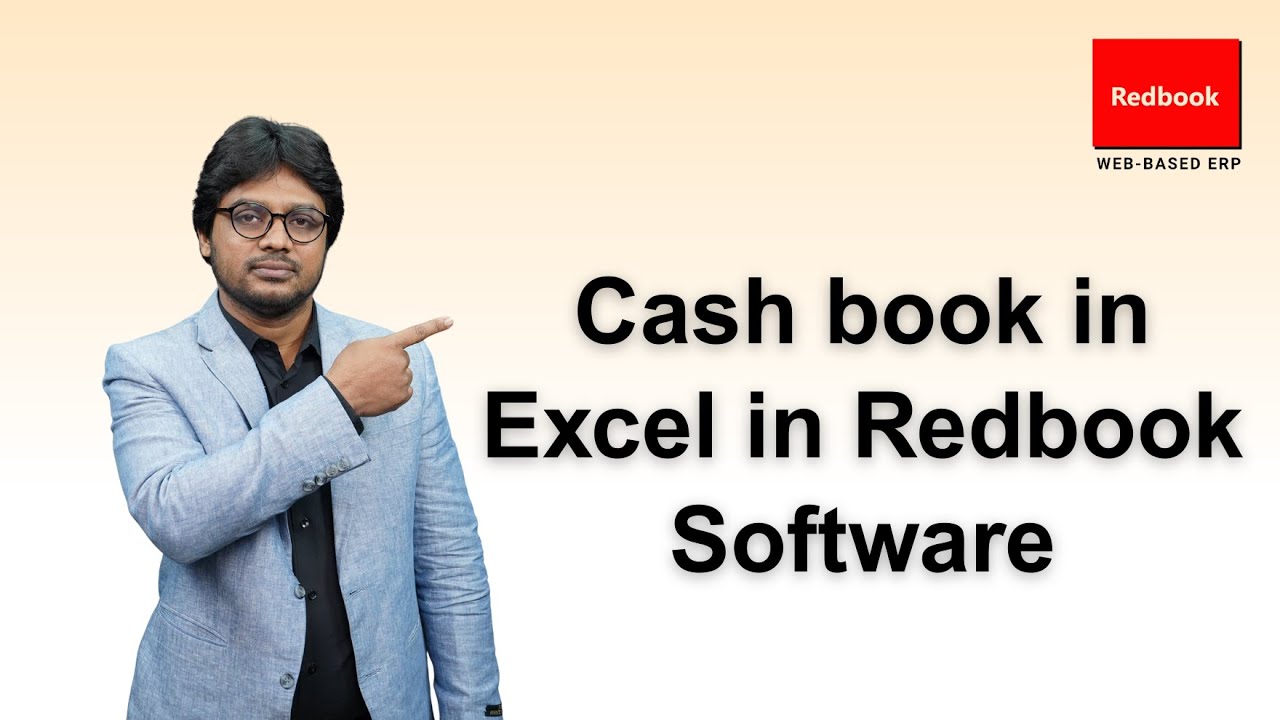 Cash book in Excel in Redbook Software