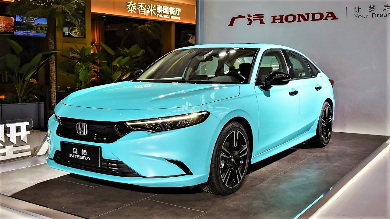 Новый 2022 Honda Integra - компактный стильный автомобиль