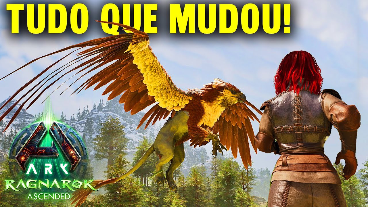 🔥TUDO que MUDOU no MAPA RAGNAROK no ARK ASCENDED!