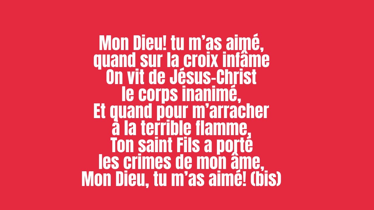 Tu m'as aime, Seigneur! -Voix-# 48 Hymnes et louanges
