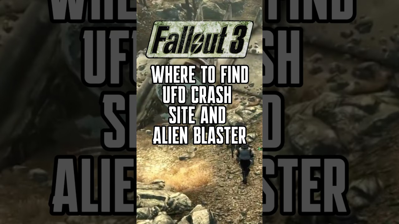 Discovering The UFO Crash Site and Alien Blaster | Fallout 3