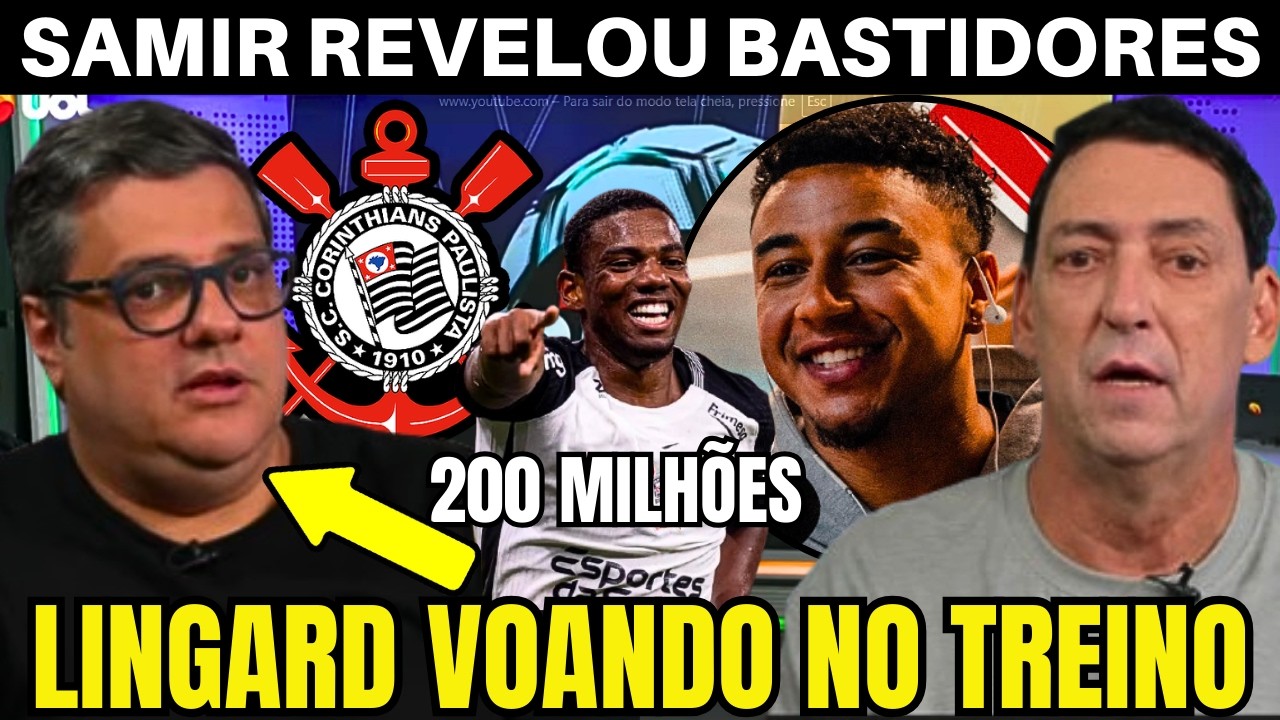 SAMIR E PVC ESTÃO ENCANTADOS COM LINGARD 