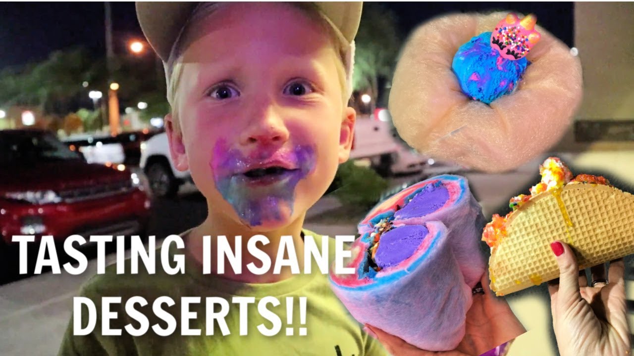 KIDS TRY INSANE DESSERTS!