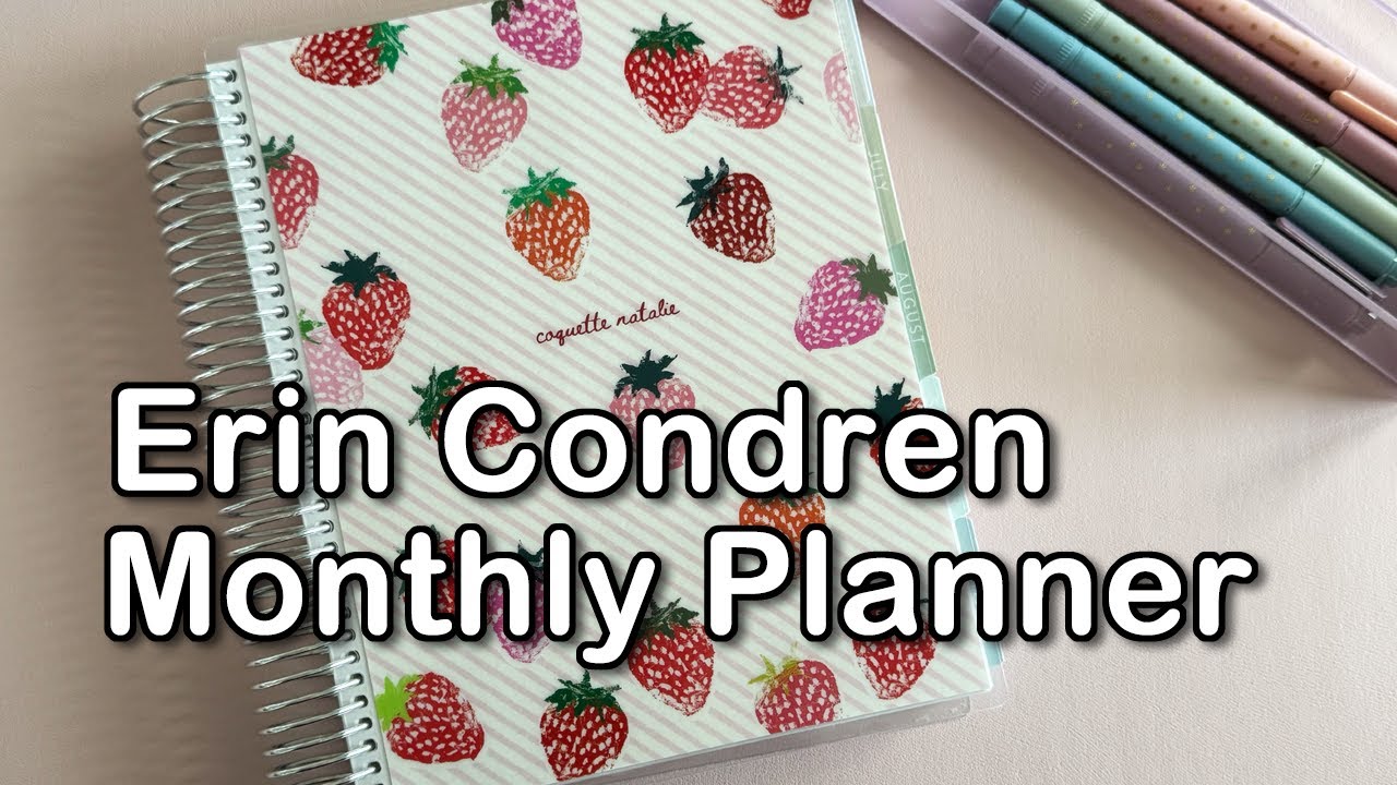 Erin Condren Monthly Planner Review | 2025–2026 Flip Through | Using It as a Memory Planner
