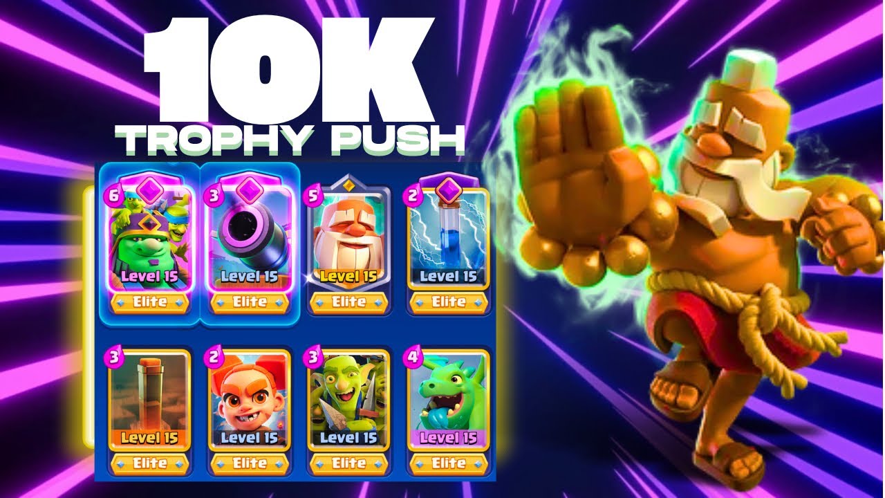 🏆💥10K TROPHY PUSH with Monk + Goblin Giant! Off-Meta Deck DESTROYS the Ladder!&rdquo;💥🏆 (Part 2/3)