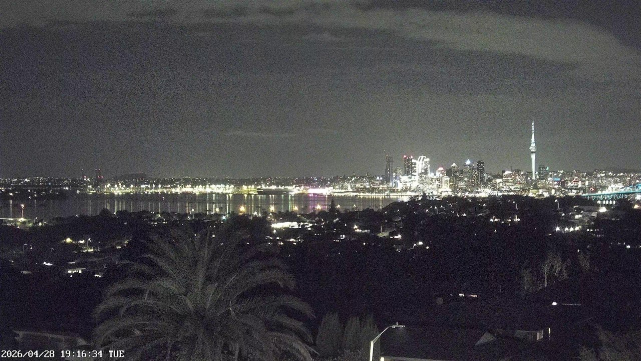 Auckland Live Skyline, Harbour, &  Weather Camera — 4K 24/7