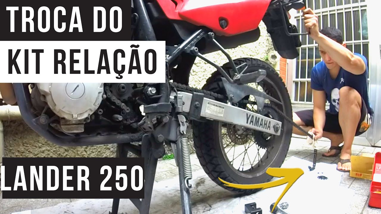Troca transmissão - Yamaha XTZ Lander 250