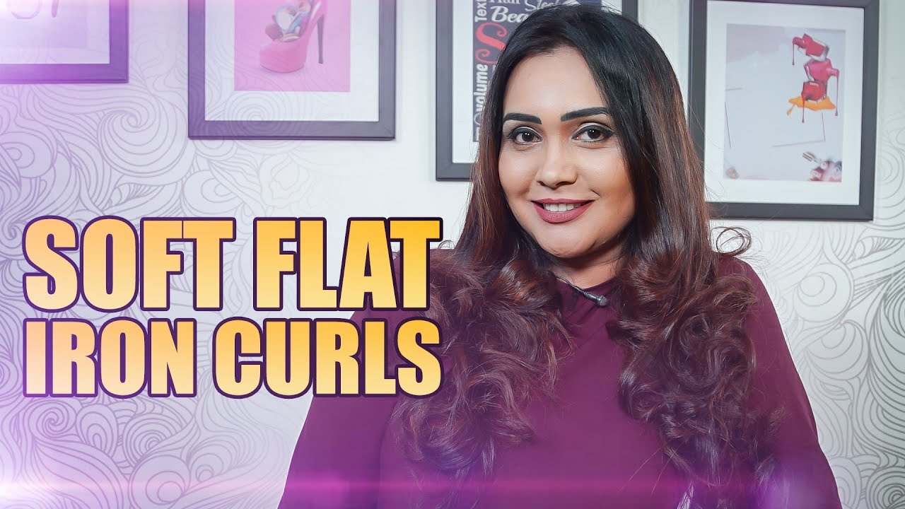 SOFT FLAT IRON CURLS | GAYATHRI DIAS