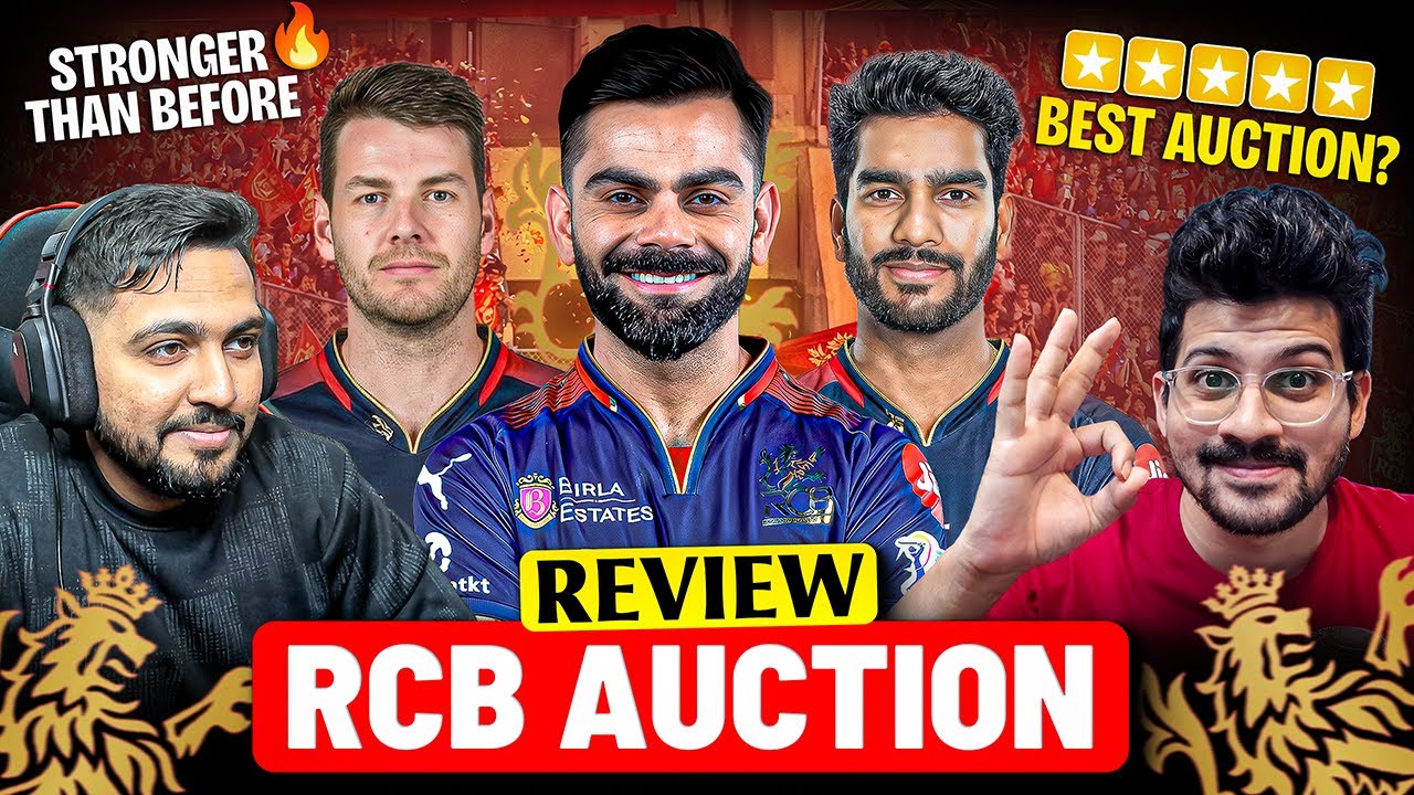 RCB IPL 2026 Auction Review 🔥 | Best Playing XI & Final Team Rating 🤔