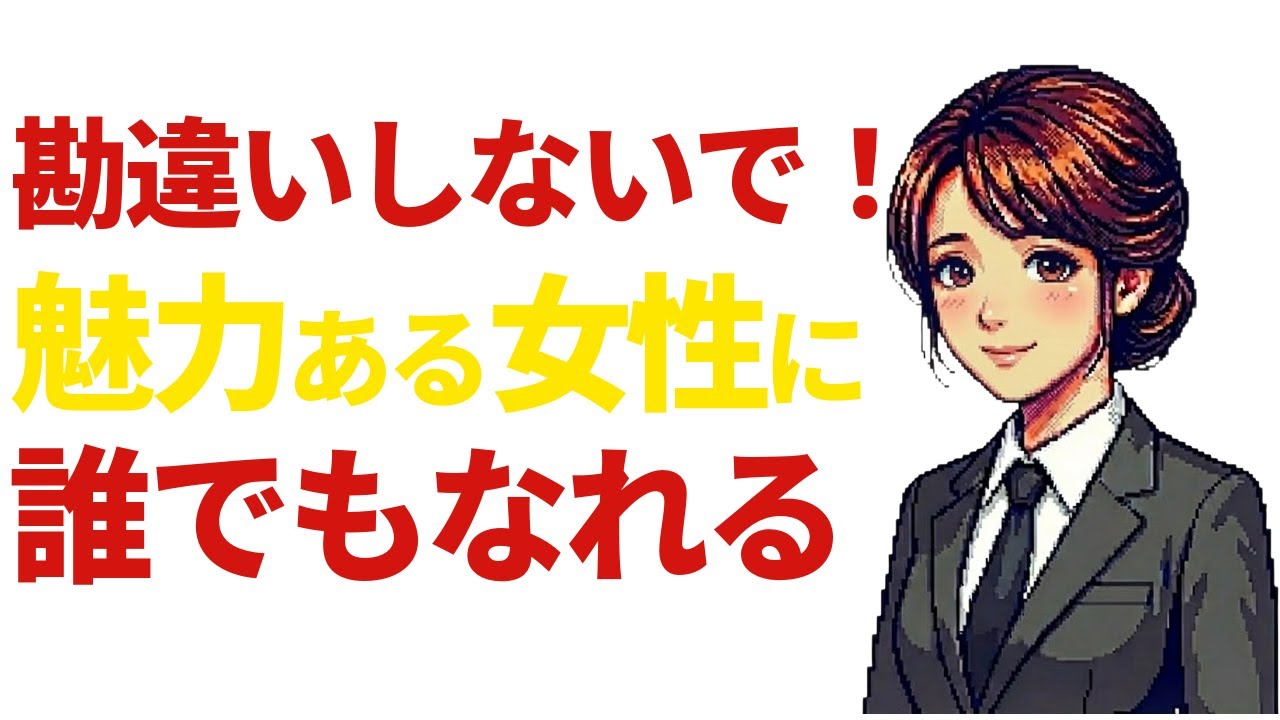 【心理学】魅力的な女性の特徴５選