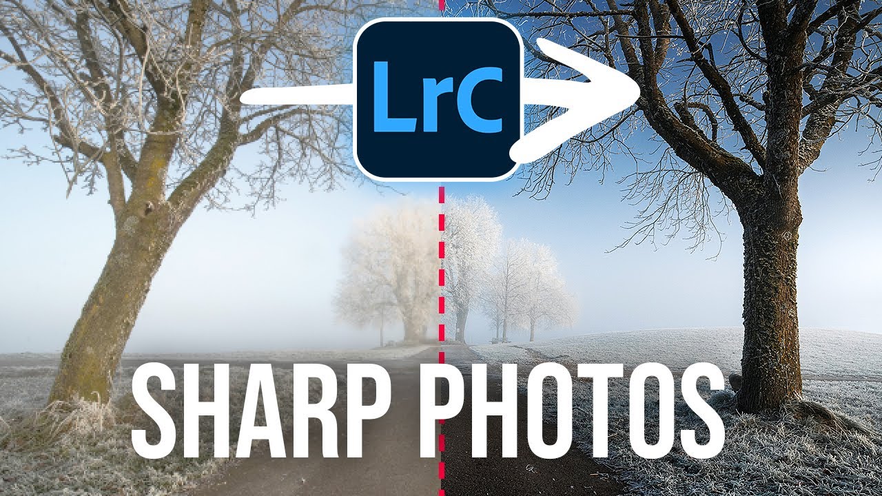 How to get SHARP & CLEAR Photos with LIGHTROOM Editing!