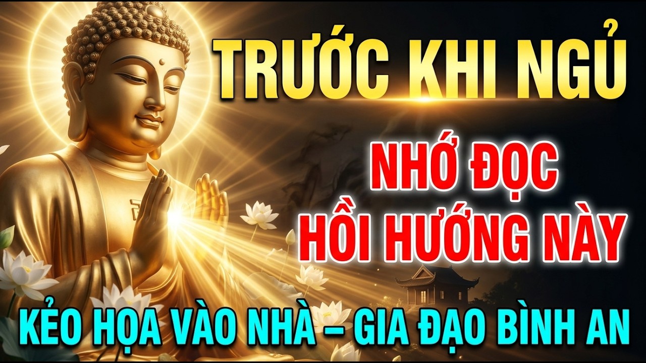 Lời Phật Dạy: Nhớ Đọc 1 Đoạn Hồi Hướng Này Trước Khi Ngủ Kẻo Họa Vào Nhà – Gia Đạo Bình An