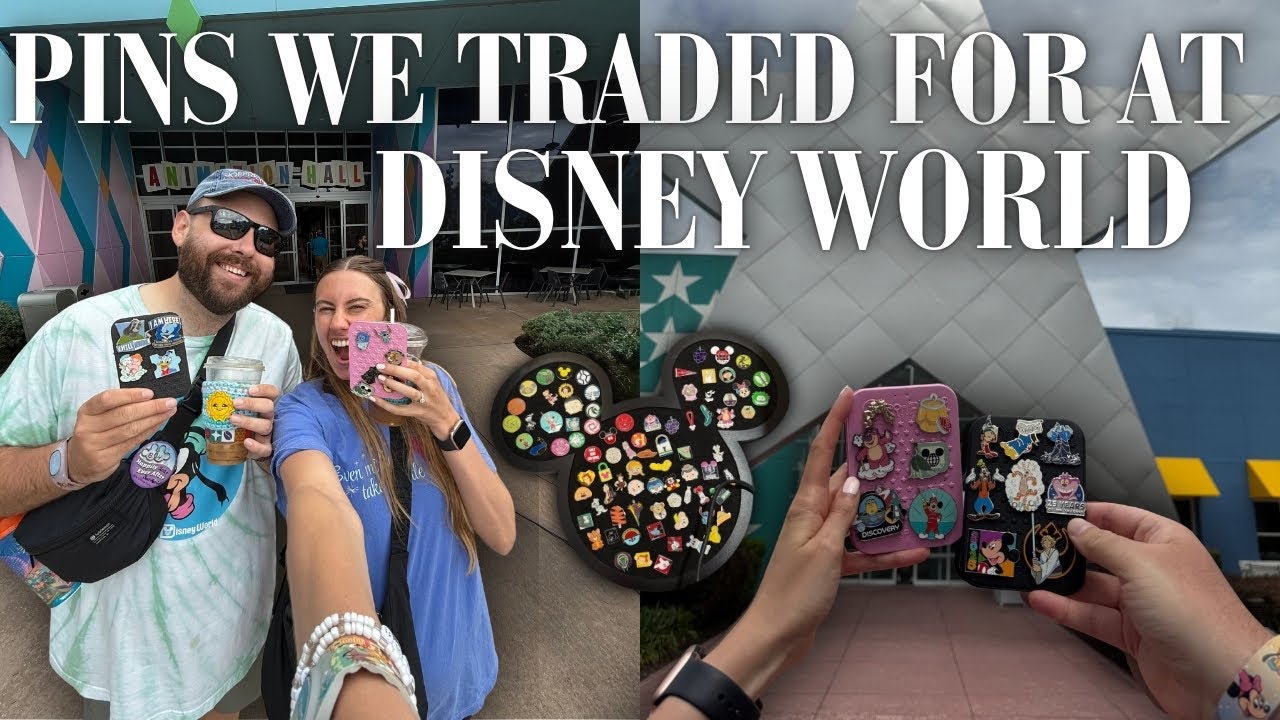 PINS WE TRADED FOR AT DISNEY WORLD | Disney World Pin Haul