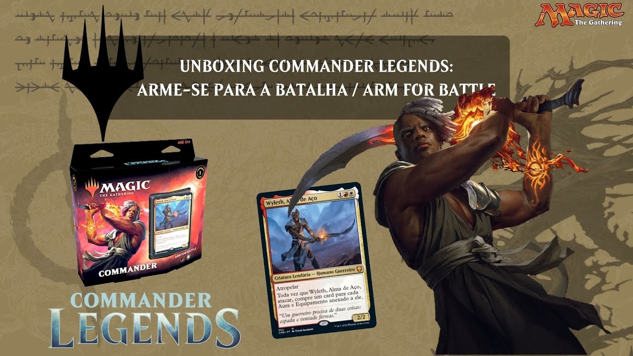 Unboxing Commander Legends - Arme-se Para a Batalha / Arm for Battle (RW)
