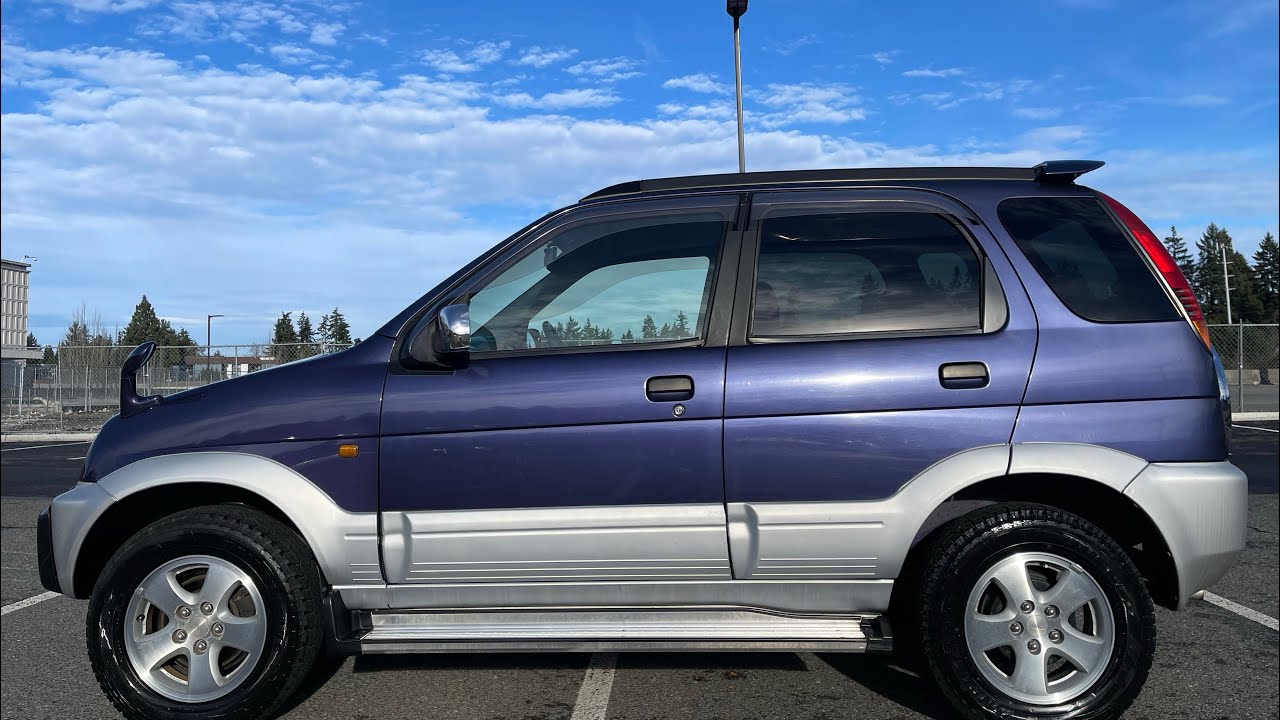 1998 Daihatsu Terios  (Toyota Cami) 4x4 A/T  J100G. 15,225 miles RHD JDM