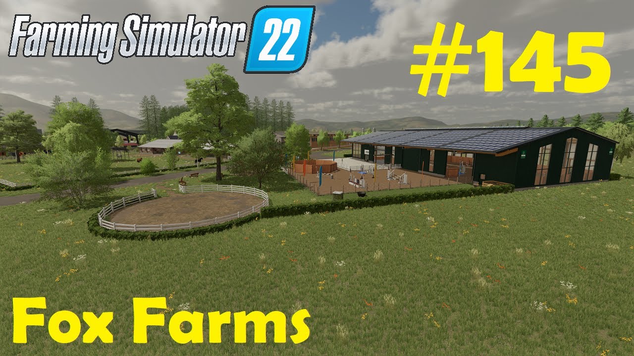LS22 Fox Farms #145 neue Reithalle & etwas Gartenlandschaftsbau / Farming Simulator 22
