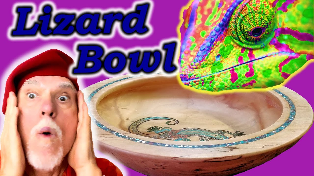 Woodturning Art The Māori Paua Lizard Bowl