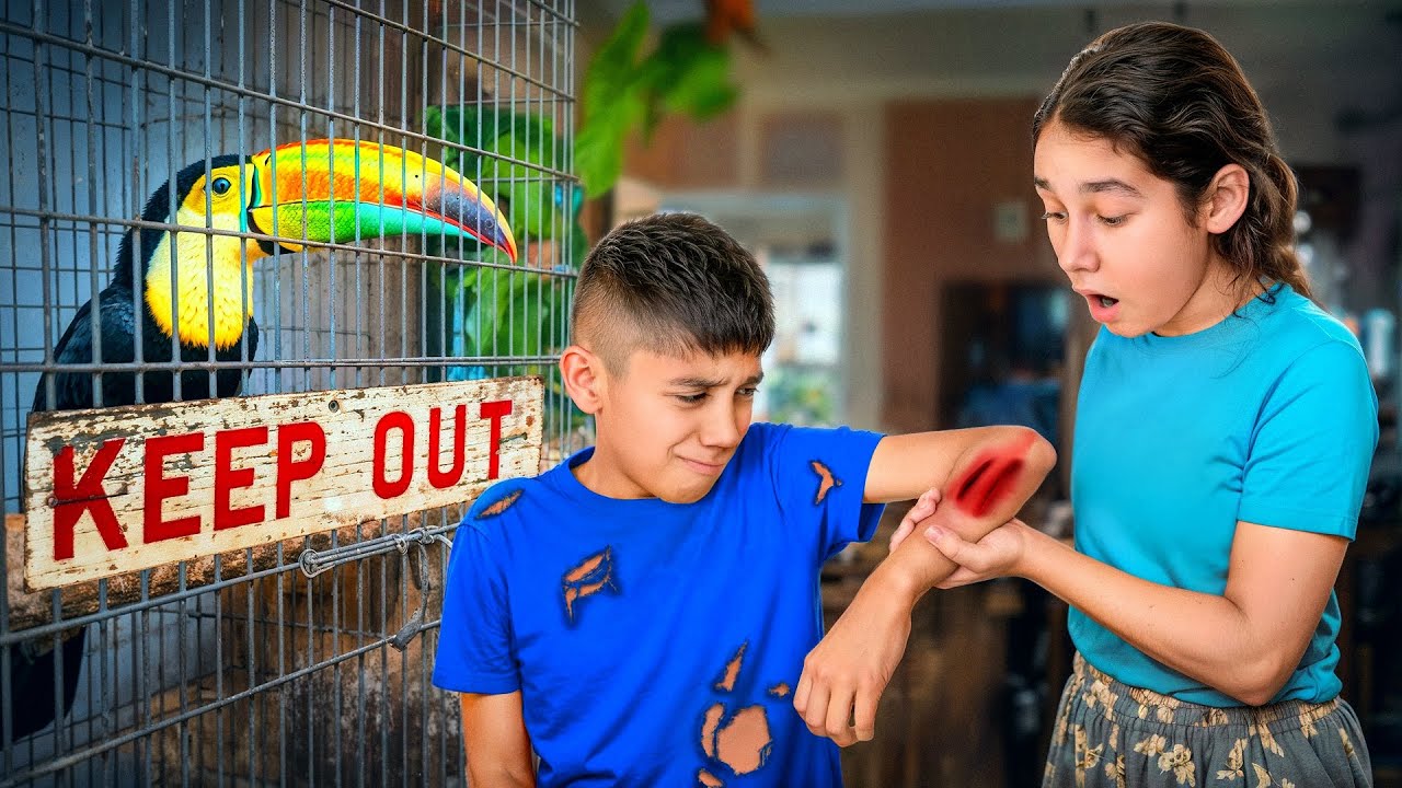 Our Son George Got BIT By a TOUCAN! *Extremely Painful* | Jancy Family