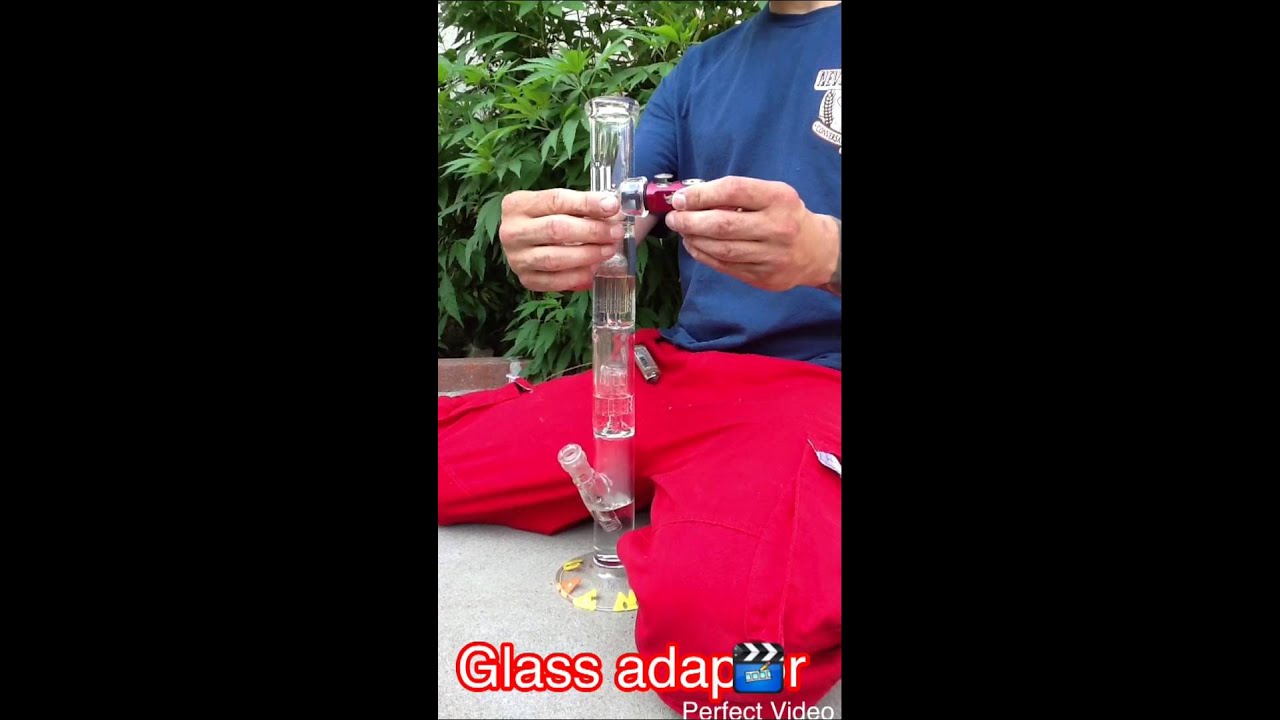 La Fumo pipe with glasslovers420 adaptor