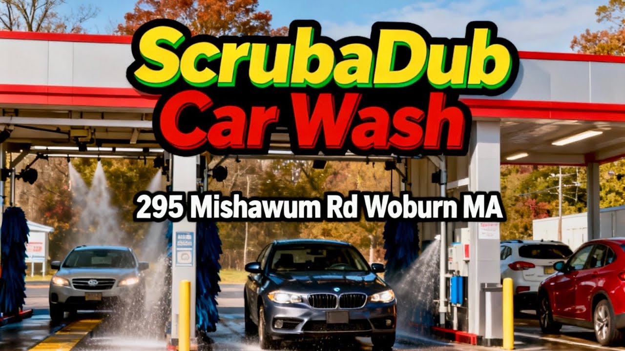💦ScrubaDub Car Wash | 295 Mishawum Rd Woburn MA | 4K UHD Drive Tour (11/2/23)