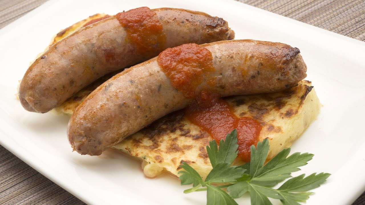 Receta de Longaniza con puré de patatas y salsa picante de Karlos Arguiñano