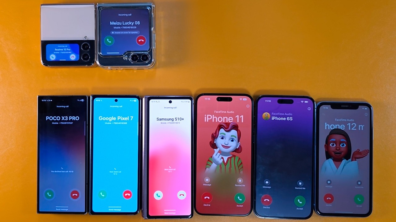 Угадайте, кто звонит? iPhone 15:00 Samsung ZFlip5 Samsung ZFold6 iPhone XR