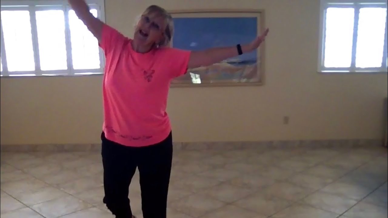 Hey Hey Hey line Dance Class with Gail Part 2