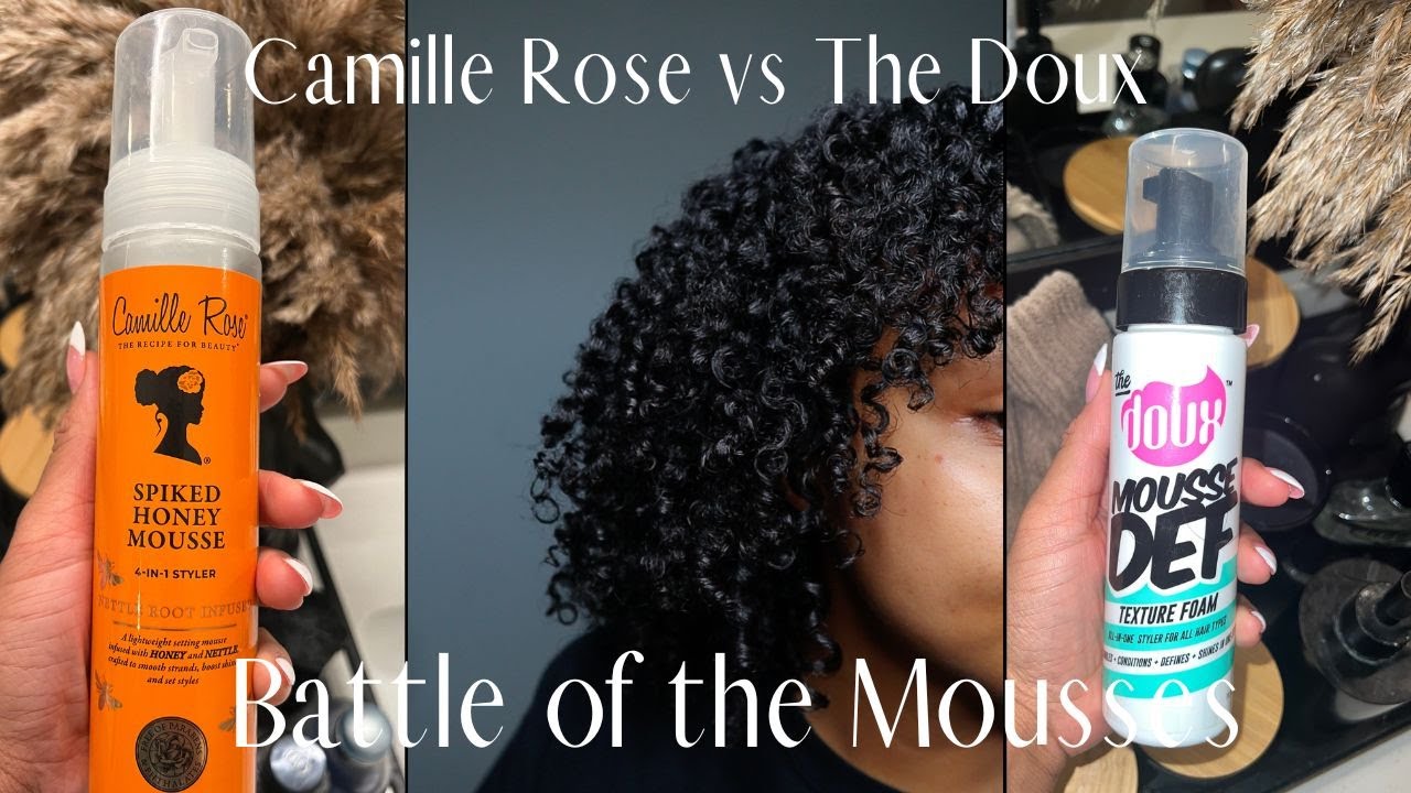 BATTLE OF THE MOUSSES | THE DOUX VS CAMILLE ROSE | NATURAL HAIR