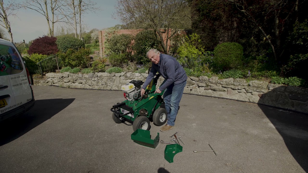 How to Adjust a Groundsman Turf Aerator