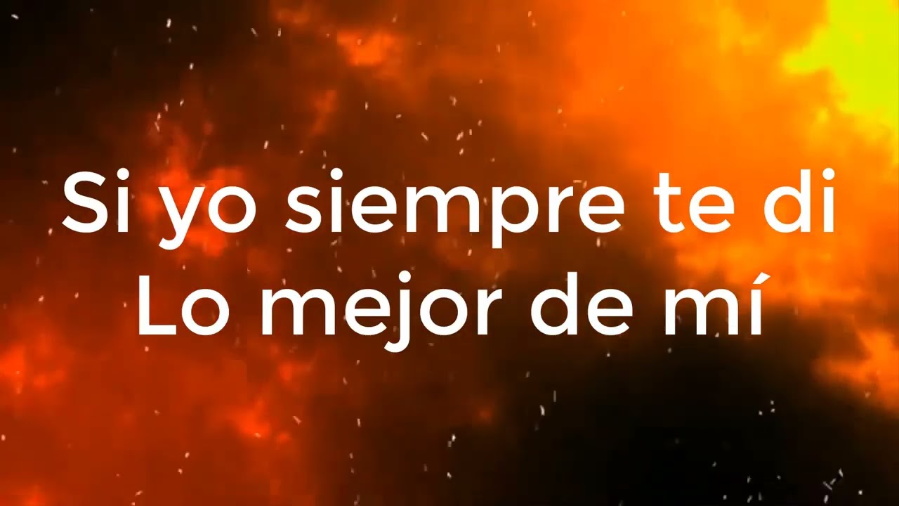 Lo mejor de mi - Cristian Castro - Karaoke - Tono bajo