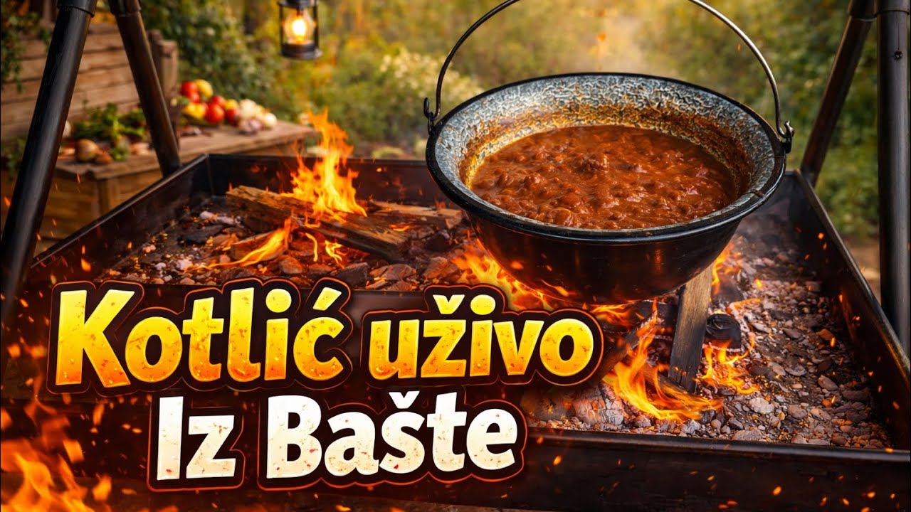🌙Iftar Uzivo iz Baste #food #kotlic #outdorcooking #openfirecooking