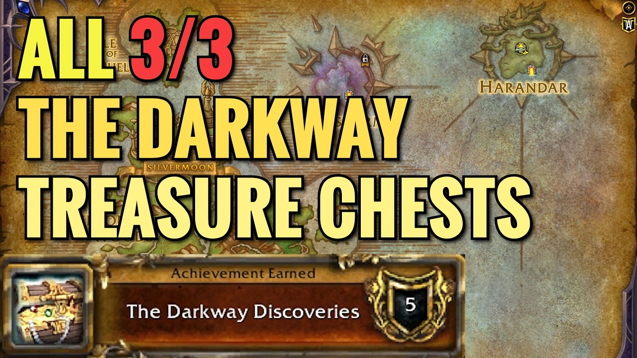 The Darkway Sturdy Chests Locations (The Darkway Discoveries) (WoW Midnight)