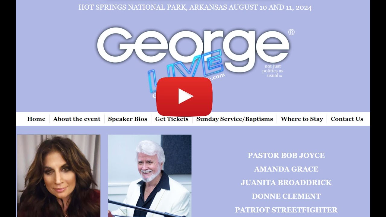 Special  George Live Event In Hot Springs Arkansas with Pastor Bob Joyce  GET BAPTIZED