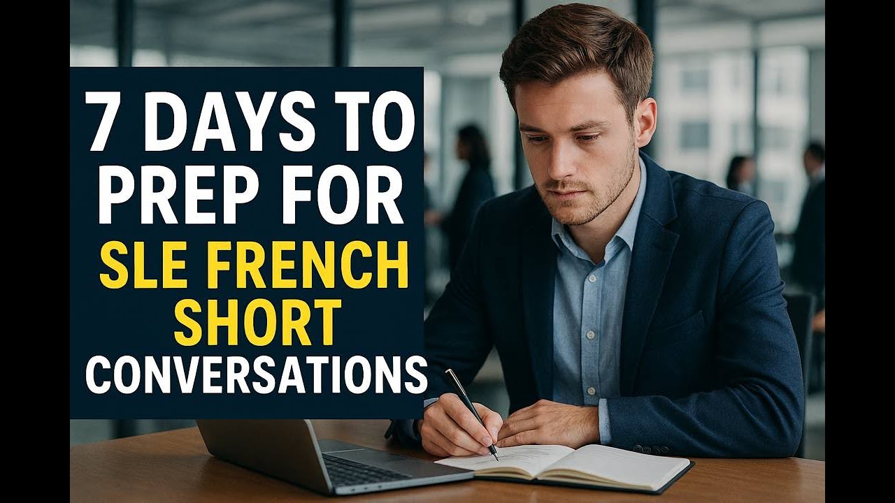 7 Day to prep for Canadian Public Service SLE French - Audio Series 2 - Brief Conversations