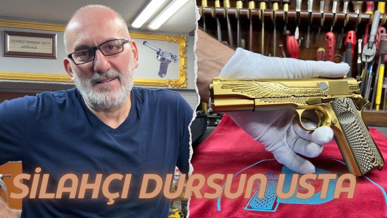 SİLAHÇI DURSUN USTA'DAN TİSAŞ 1911 MEŞHUR KARTAL MODİFİYESİNİ TOPLAMASI