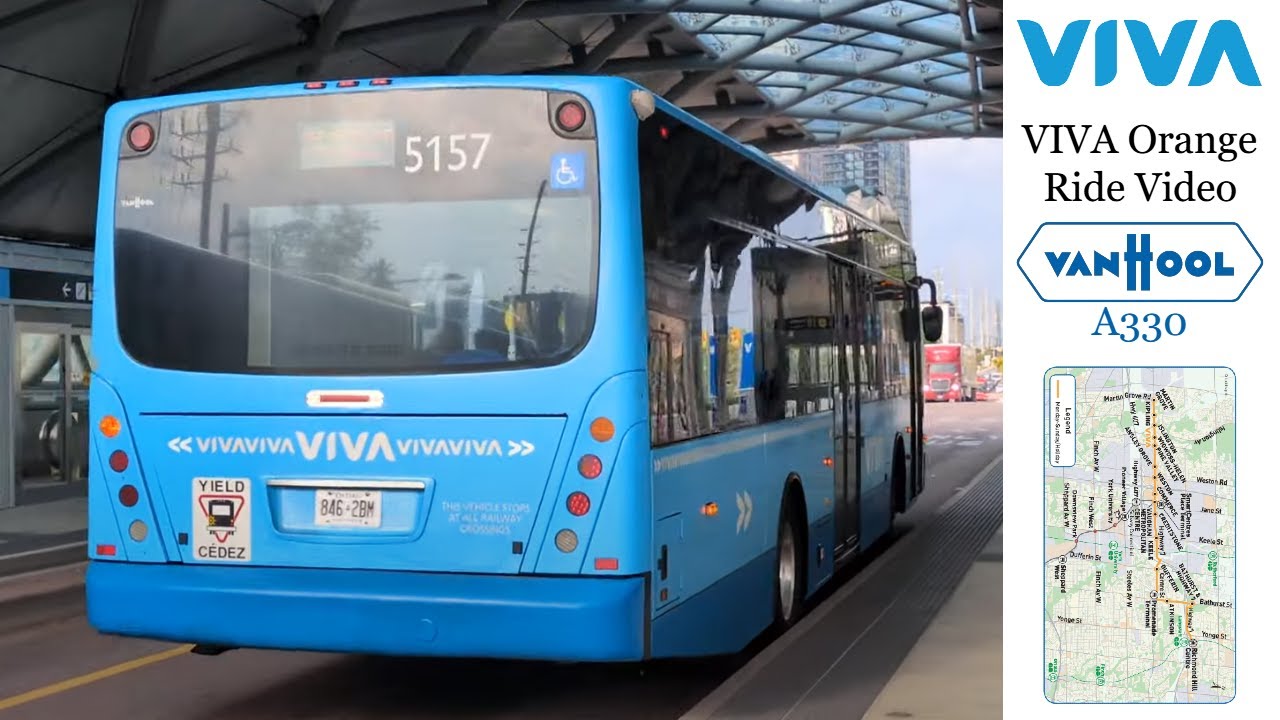 [YRT] VIVA Orange Ride Video | 2005 Van Hool A330 5157