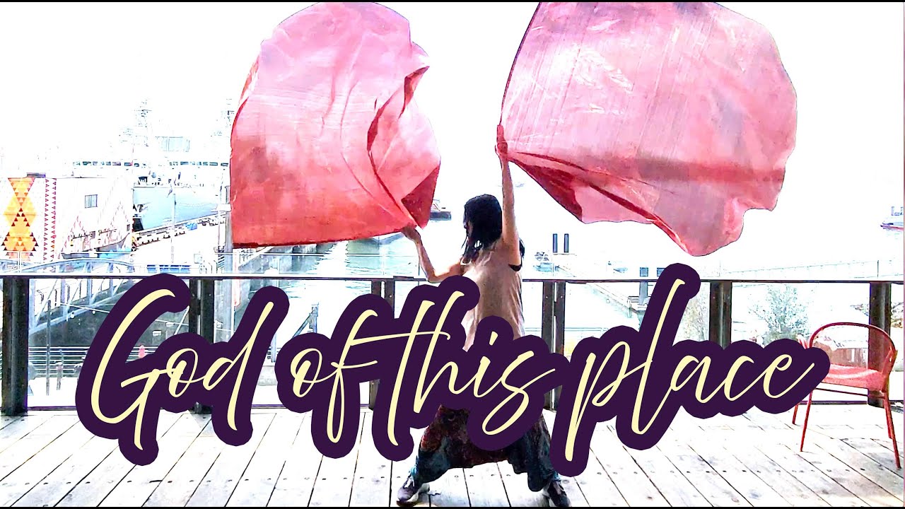 Worship Flags Dance | God of This Place by David Leonard | Flagging Dance ft: CLAIRE CALLED TO FLAG