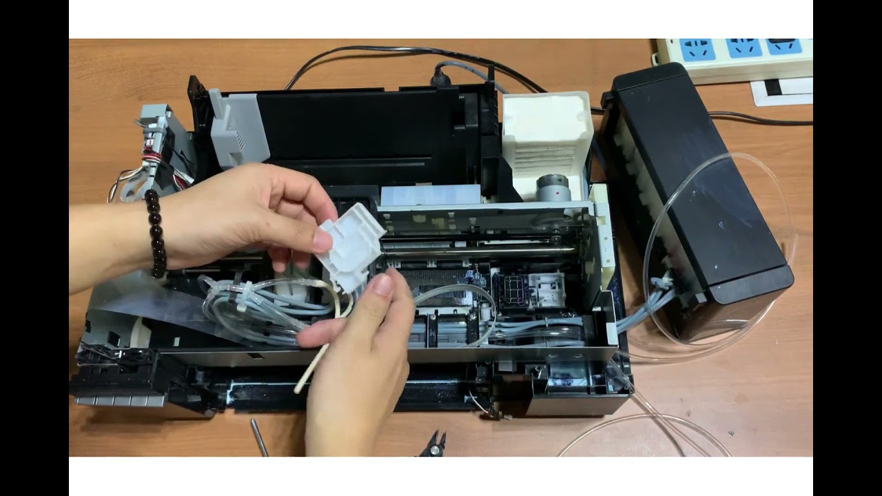 Hướng dẫn chế máy in Pet chuyển nhiệt khổ A3/A4 từ máy in Epson L1800/L805 đơn giản