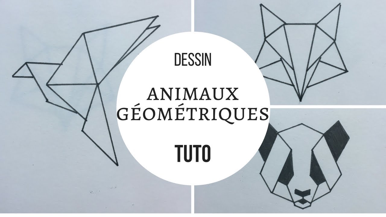 Animaux géométriques || TUTO || Dessin