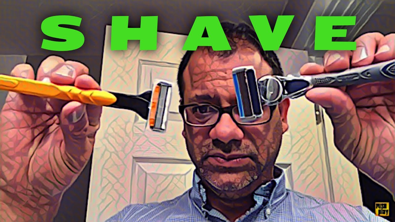 Tough Blade vs. Barbasol Ultra 6 PLUS | an average guy's review #SHAVEWARS
